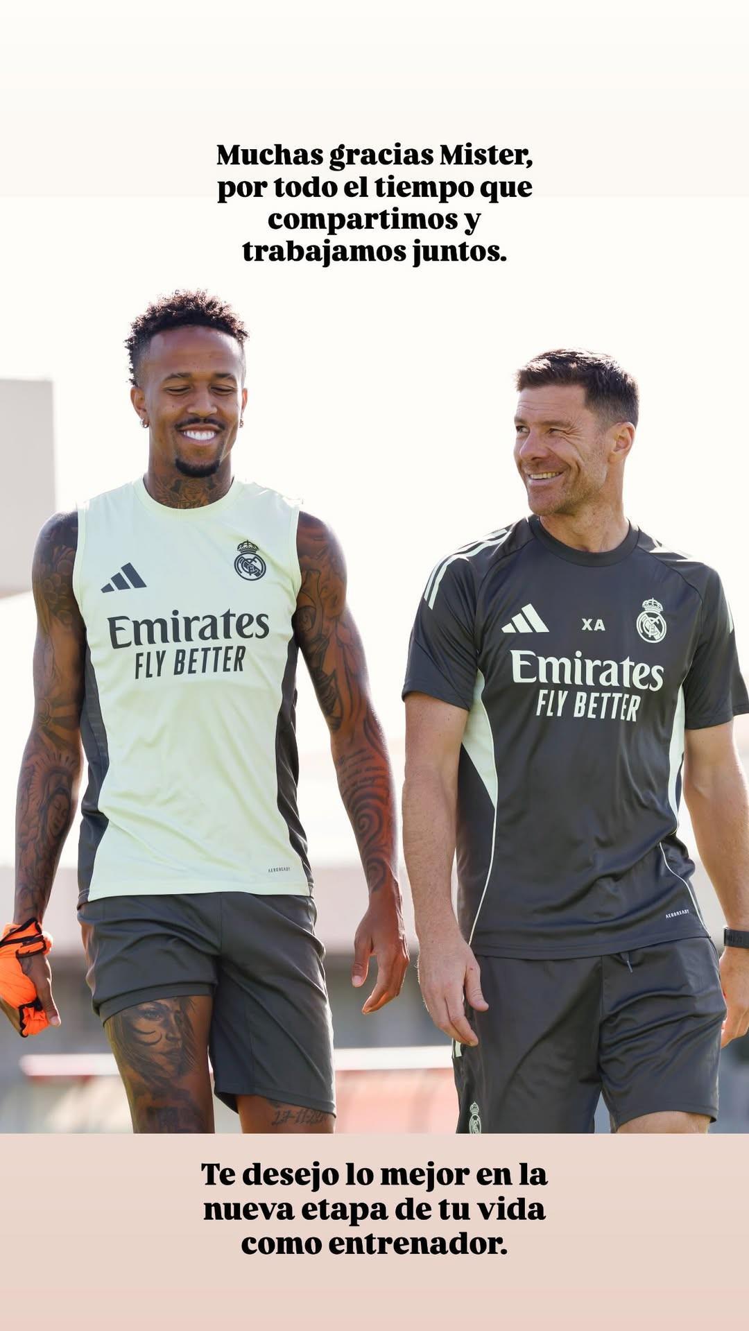 米利唐告别阿隆索:感谢您教练,祝您新的人生阶段一切顺利